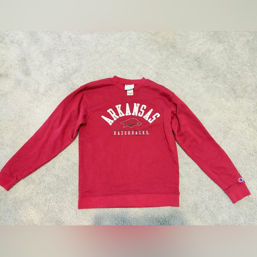 Champion Arkansas Razorbacks Red Sweater size small women’s